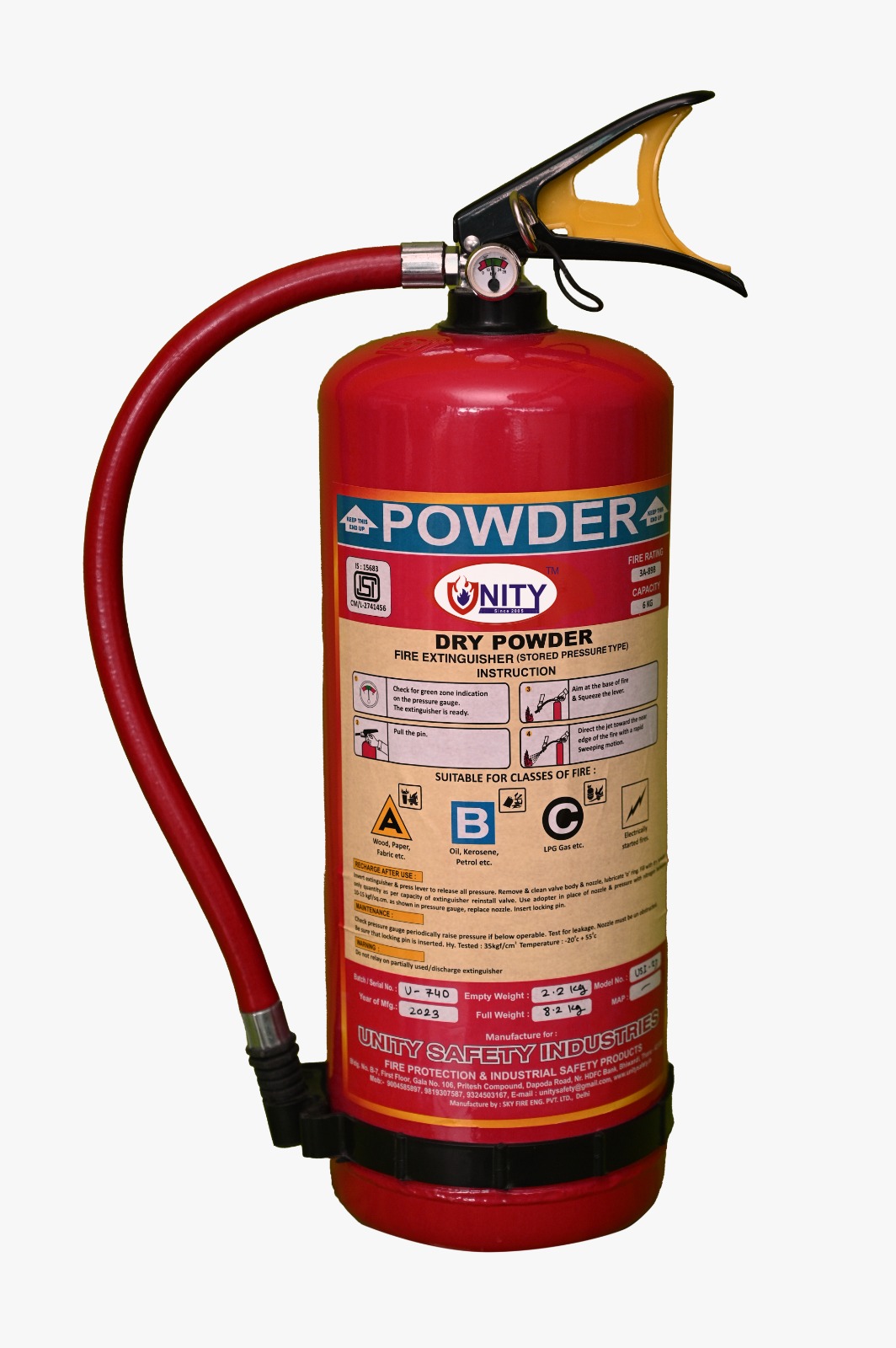 abc type fire extinguisher